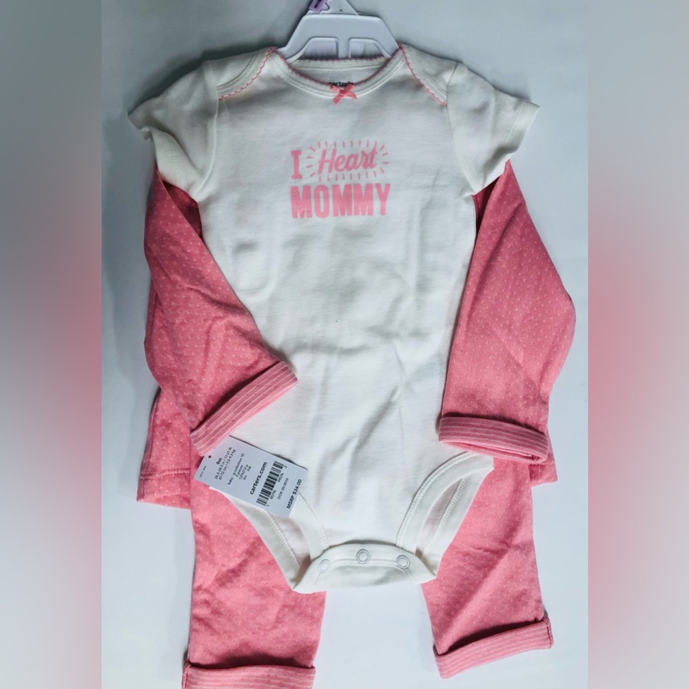 NEW Carter’s baby girl set - Picture 2 of 3